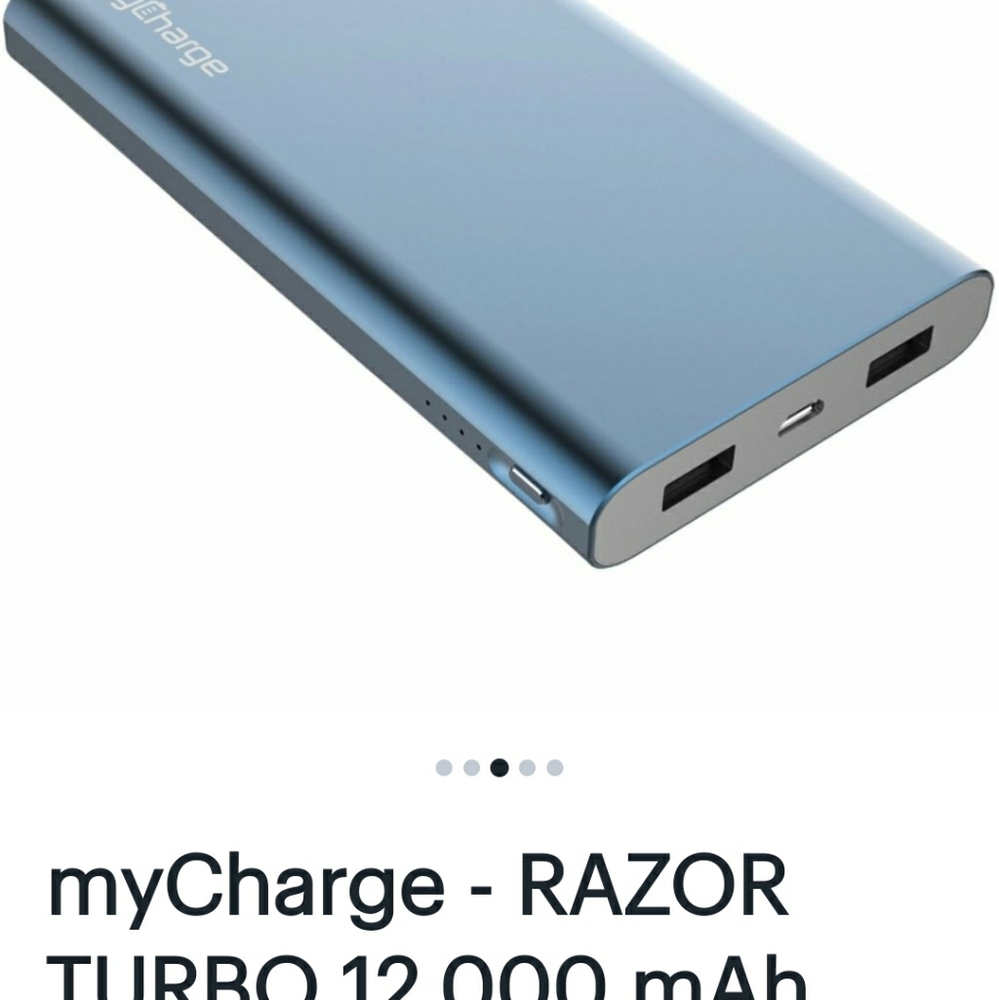 Mycharge razor turbo portable charger